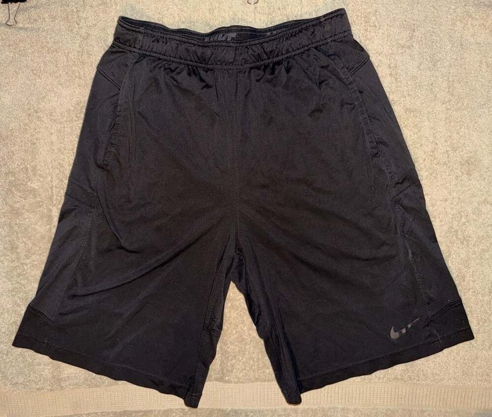 Nike Dri-FIT Black Athletic Training Shorts Size Medium